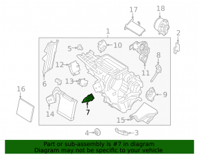 Клапан печки кондиционера Ford Ecosport 18-22