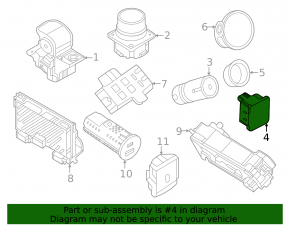 Ford Explorer 20-23 Consola centrală Brichetă cu capac