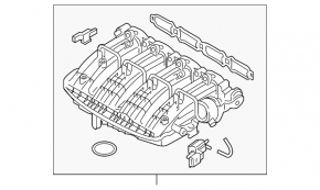 Коллектор впускной Audi A3 8V 15-16 4d 1.8T