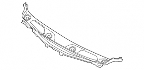 Grilă ștergătoare de parbriz din plastic pentru Mini Cooper Countryman F60 17-24, parte spate