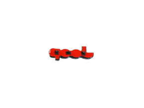 Emblema Jeep pentru portiera portbagajului Jeep Cherokee KL 19-21 crom
