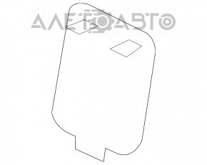 Заглушка буксировочного крюка заднего бампера Mercedes W221 07-09
