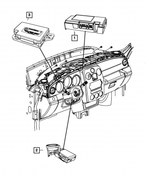 MODUL DE CONTROL AL IMOBILIZATOR Jeep Compass 11-16