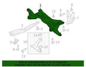 Подрамник передний Mitsubishi Outlander Sport ASX 10-23