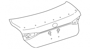 Крышка багажника Toyota Avalon 19-22 Xle, limited