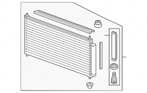 Condensator radiator aer condiționat Honda CRZ 11-16