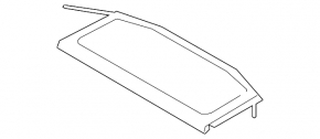 Полка багажника Hyundai Veloster 12-17