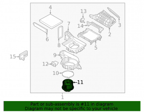 Motor ventilator încălzire Kia Stinger 18-23