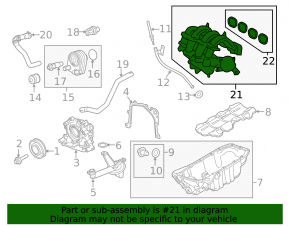 Коллектор впускной Ford Fiesta 11-19 1.6