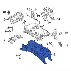 Опора бортового зарядного устройства Ford Mustang Mach-E 21-26