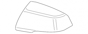 Крышка бокового зеркала левая BMW X1 F48 16-22 верхняя
