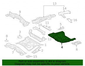 Корыто багажника Toyota Rav4 19-24