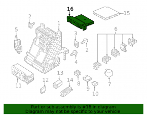 GATEWAY CONTROL MODULE VW Passat b8 16-19 USA
