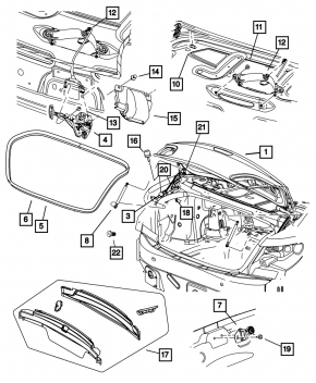 Стоп сигнал Chrysler 200 11-14