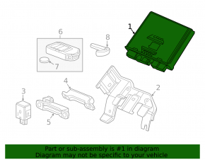 ANTI THEFT LOCKING CONTROL UNIT Honda HR-V 16-16