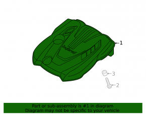 Накладка двигателя Hyundai Sonata 11-14