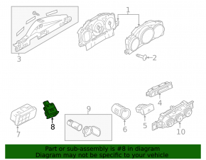 Кнопка открытия багажника Mazda 6 14-21