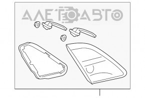 Lampa interioară pentru capacul portbagajului stânga Mazda6 09-13