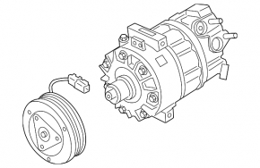 Компрессор кондиционера Ford Escape MK4 20-26 1.5T