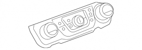 Управление климат-контролем Chevrolet Impala 14-20 manual