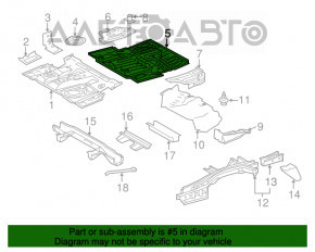 Корыто багажника Lexus RX350 16-22