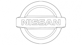 Эмблема логотип двери багажника Nissan 350Z 03-08