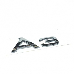 Эмблема надпись A3 крышки багажника Audi A3 8V 15-20