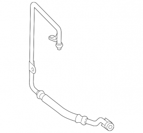 Трубка подачи масла турбины Mercedes C-class W205 300 19-21