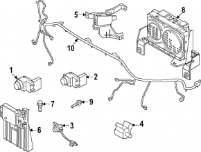 Senzor unghi mort BSM față dreapta Hyundai Ioniq 5 25-26