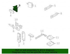 Кронштейн антенны keyless правый Volkswagen ID.4 21-26