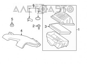 Воздухоприемник BMW X1 F48 16-22 B46