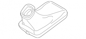 Capac schimbător de viteze Volvo XC90 16-22 piele neagră, cromată