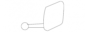 Capac bara spate stânga Lexus IS250 IS350 06-13