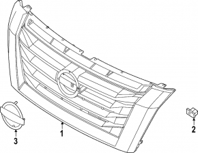 Grilă radiator Nissan Pathfinder 22-25