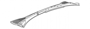 Решетка дворников пластик Volkswagen ID.4 23-26