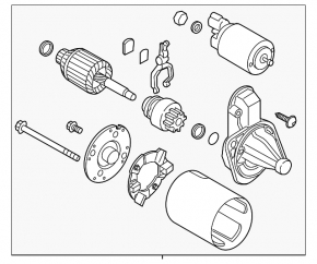 Стартер Hyundai Veloster 12-17