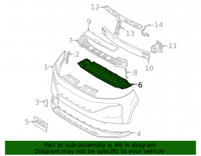 Apărătoare bară față pentru Nissan Murano z53 25-26