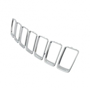 Grile de radiator pentru Jeep Grand Cherokee WK2 14-16, set de 7 bucăți, crom lucios