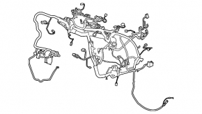 Проводка подкапотная с блоком предохранителей Ford Escape MK3 13-13 2.5