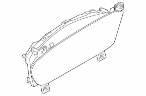 Щиток приборов Ford Escape MK4 20-21 High series-digital