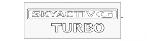 Emblema Mazda CX-50 2023-2025 SKYACTIV G TURBO pe portbagaj