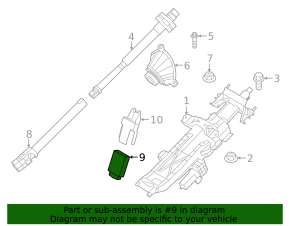 Steering Column Module BMW 5 G30 17-23