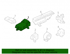 Модуль srs airbag компьютер подушек безопасности BMW X5 G05 24-26