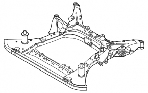 Подрамник передний Ford Mustang Mach-E 21-26 в сборе 2 части