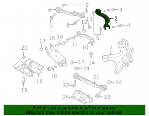 Рычаг нижний передний правый задний Land Rover Range Rover 22-26