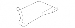 Защита двигателя левая Infiniti FX35 FX45 03-08
