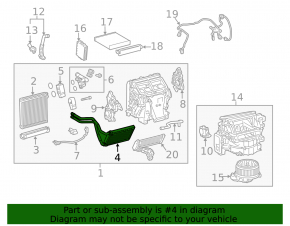 Radiator de încălzire pentru transmisia automată Lexus GX460 10-23