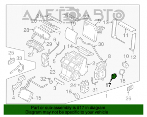 Актуатор моторчик привод печки вентиляция Infiniti FX35 FX45 03-08