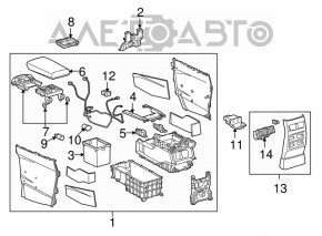 USB Hub, AUX Lexus RX350 RX450h 10-15