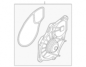 Помпа охлаждения Audi A6 C8 19-25 2.0T